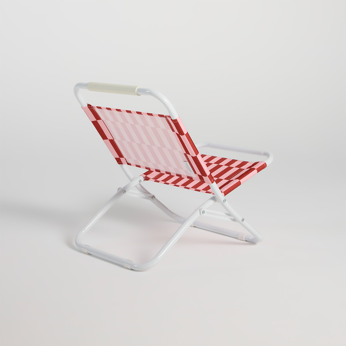 Mecca Check Beach Chair Pillow Talk