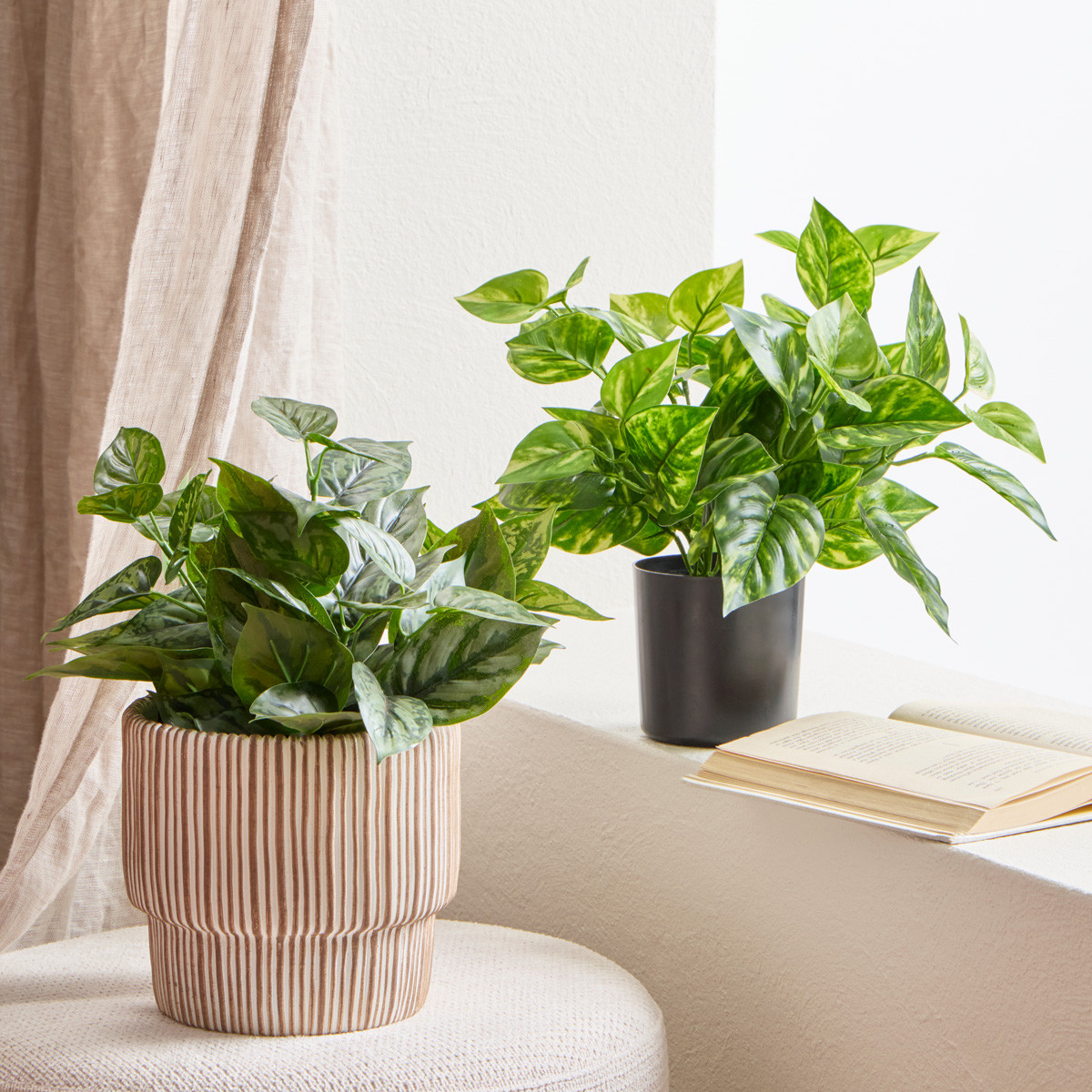 Artificial Mini Pothos Dark Green Plant - Pillow Talk