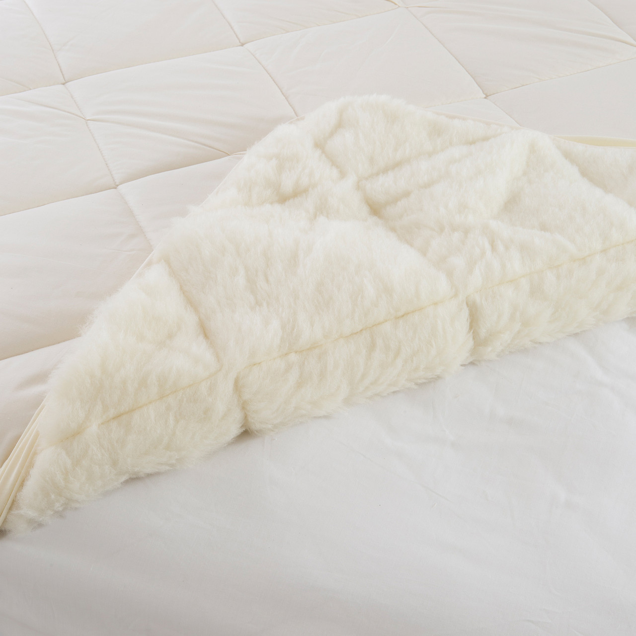 Easy Wash Reversible Australian Wool Underblanket [WOOBEWUBT14] - Pillow  Talk