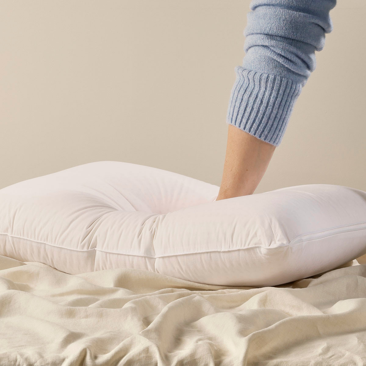 Eco Living Natural Medium Talalay Latex Pillow - Pillow Talk