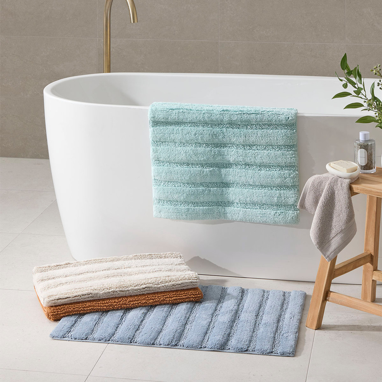 Artesano Bath Rug  Luxurious Cotton Bath Rug