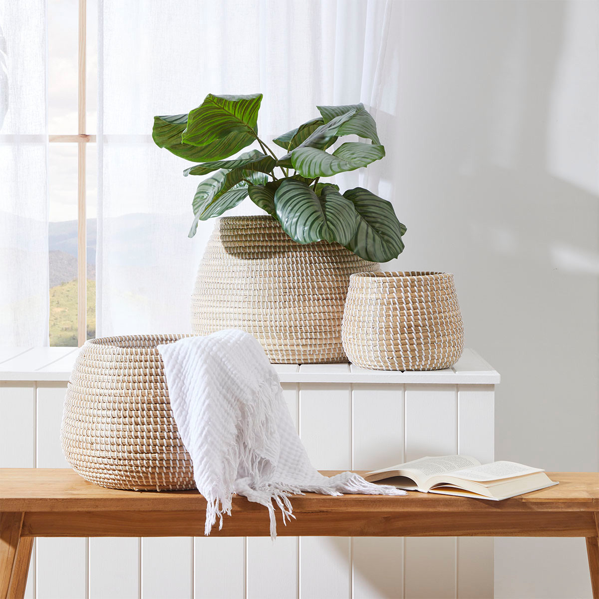 Cove Basket Range [MUSLCOVEP19A] Pillow Talk