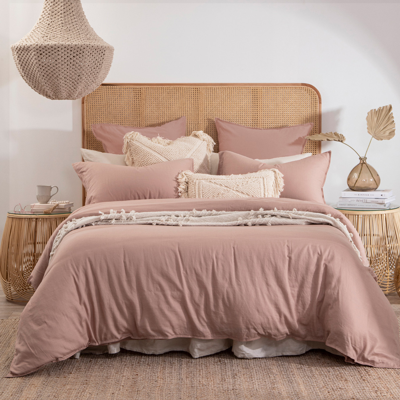 dusty rose duvet covers