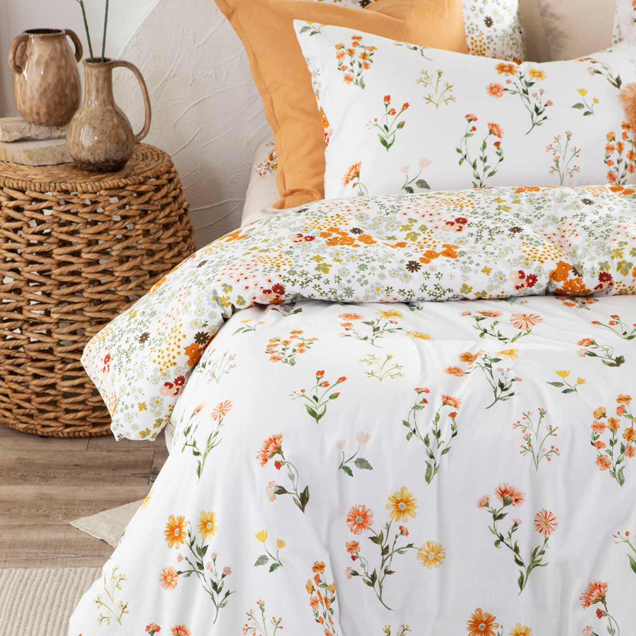 flower doona cover