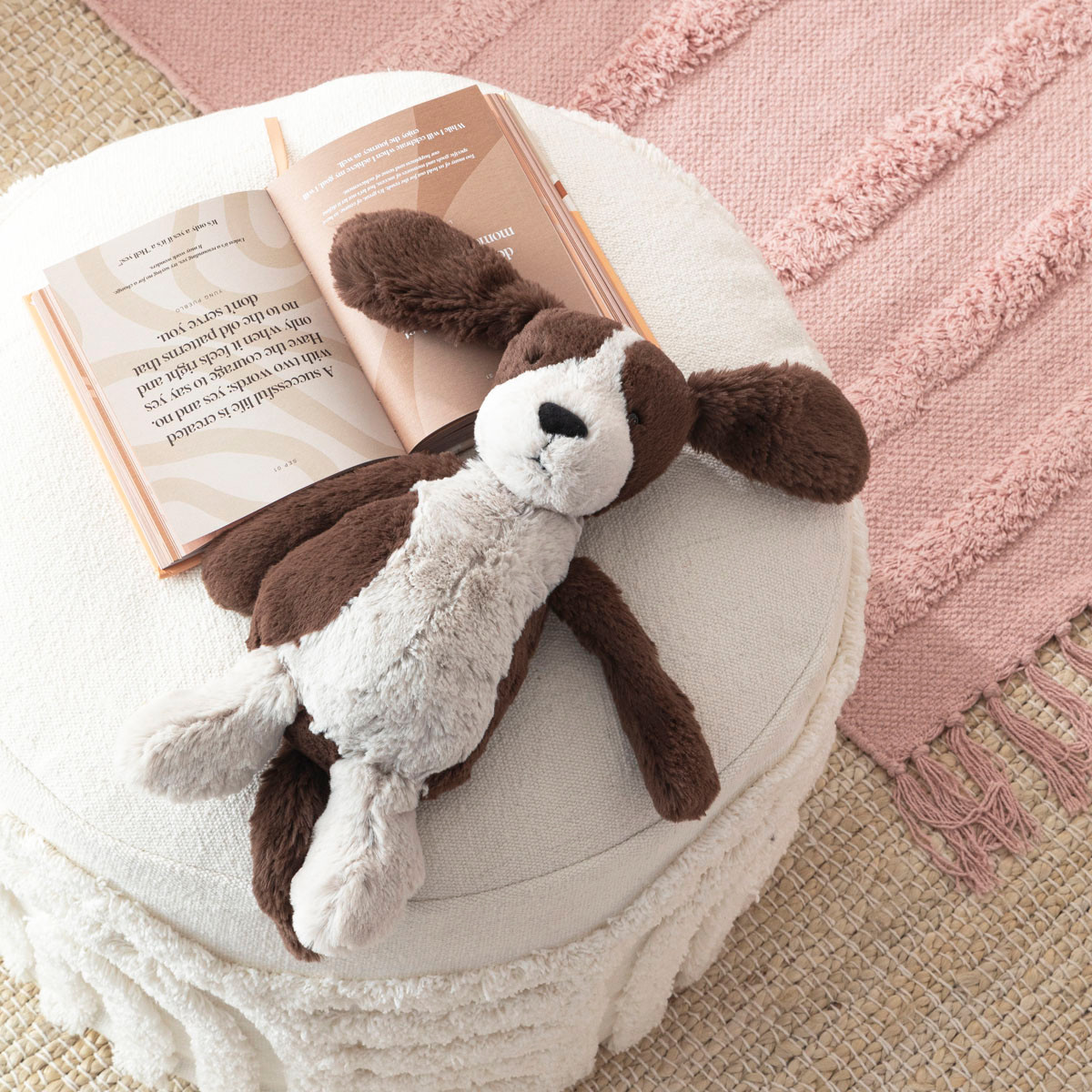 Bashful Fudge Puppy Plush Toy - Pillow Talk