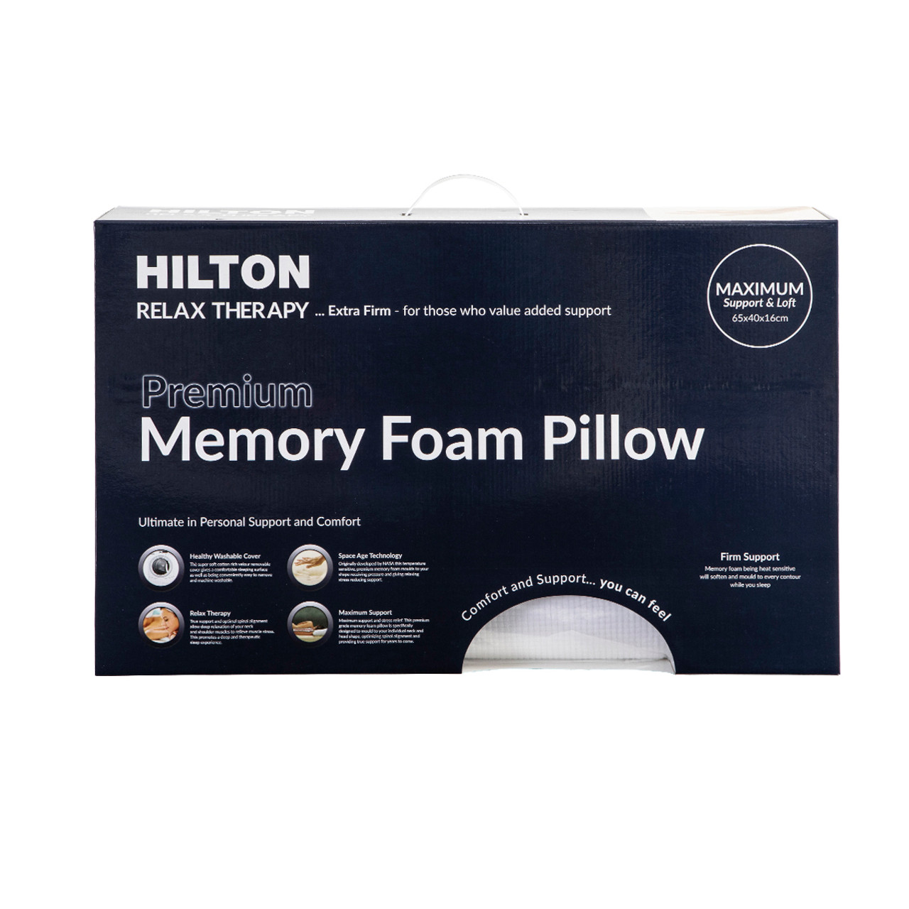 Extra firm memory foam clearance pillow