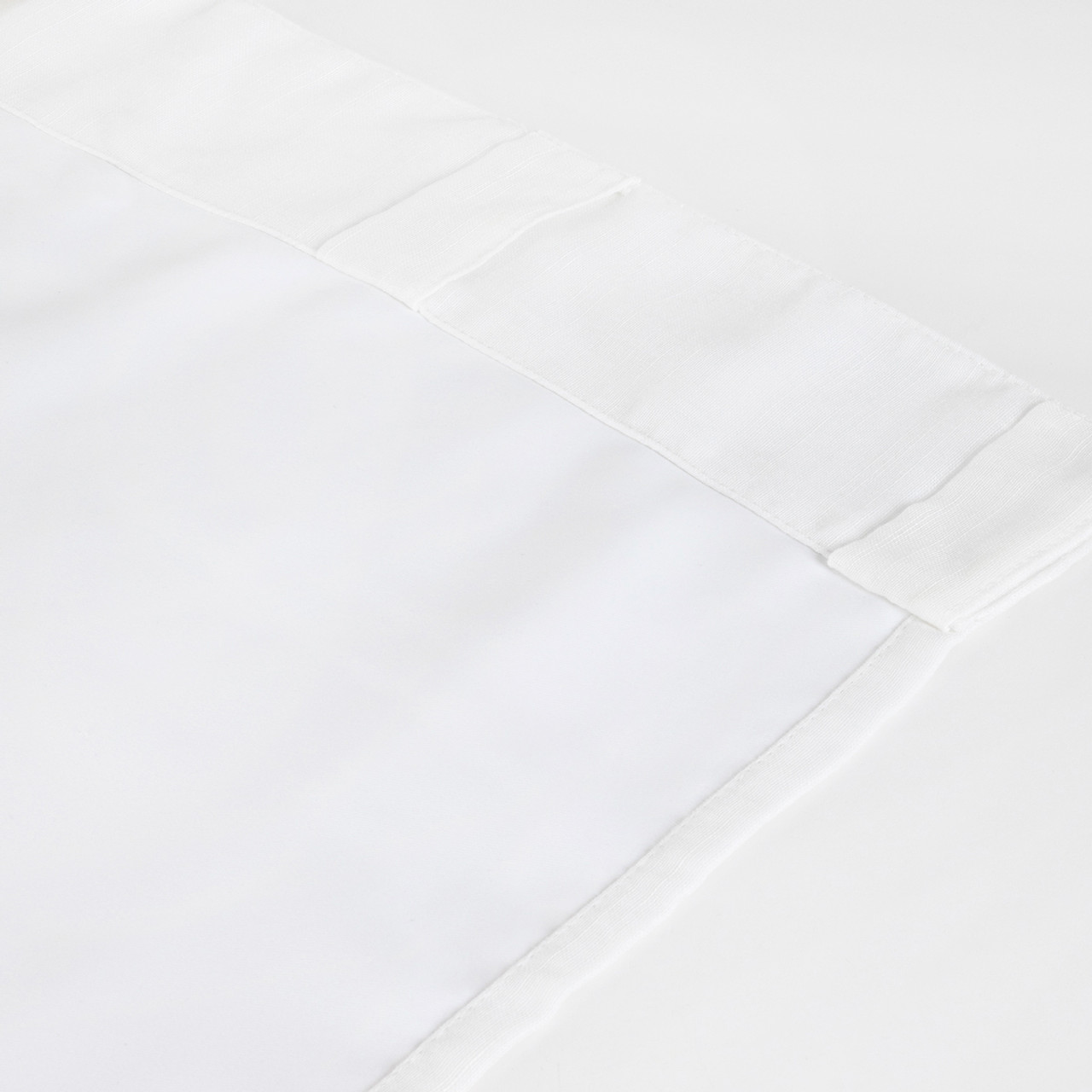 Aspen White Triple Weave Room Darkening Curtains - Pillow Talk