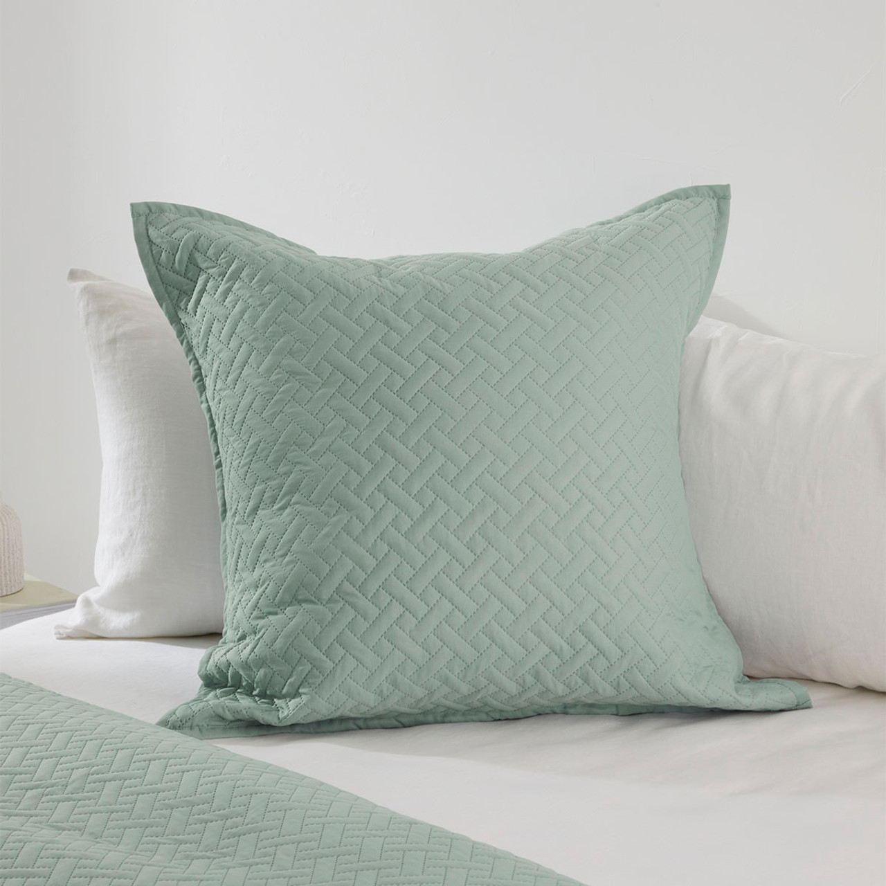 Hudson Sage European Pillowcase Pillow Talk