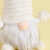George the Christmas Gnome White Small Plush Decoration [HABBGEORG23A]