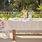 St Barts Outdoor Table Cloth in Natural by Sundays by Pillow Talk | Rectangle Table Cloth 130 x 200cm, Round Table Cloth 180cm dia - Pillow Talk St Barts Outdoor Table Cloth in Natural by Sundays by Pillow Talk | Rectangle Table Cloth 130 x 200cm, Round Table Cloth 180cm dia - Pillow Talk
