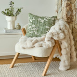 Lily Fields Embroidered Cushion [HABLILFC23]