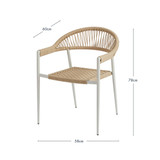 Fenn Wicker Rope Outdoor Chair [SUNLFENNC23]