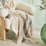 Alby Tufted Throw in BlackNatural by MUSE | 1 x Throw 127cm x 152cm - Pillow Talk