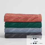 Kiana Turkish Cotton Bath Towel Range [HABBKTRAW24]