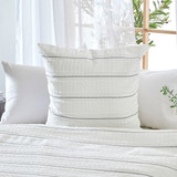 Ziggy European Pillowcase in White by Habitat | European Pillowcase - Pillow Talk