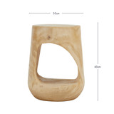 Rio Timber Stool [MUSLRIOST24]