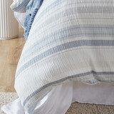 Juniper Stripe Blue Quilt Cover Set [ESSBJUNIQC24A]