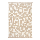 Piscina Mintaro Abstract Fringed Floor Rug [HABLPISFR24C]