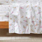 Floral Stems Printed Flannelette Sheet Set [HABBPRFLSS24D]