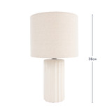 Tully 38cm Table Lamp Set of 2 [HABLTULLA24]