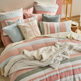 Dana Stripe Quilt Cover Set [HABBDANAQC24]