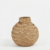 Hazel Woven Seagrass Vase [HABHHAXVW24]