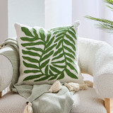 Liana Vine Embroidered Chenille Cushion [MUSSLIANAC24]