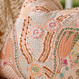 Native Country Square Cushion by Domica Hill [DOMSNATIVE24_SQ]