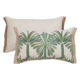 Siwa Palm Oblong Embroidered Cushion [MUSSSIWA24_OBL]