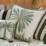 Siwa Palm Square Embroidered Cushion [MUSSSIWA24_SQU]