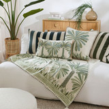 Siwa Palm Square Embroidered Cushion [MUSSSIWA24_SQU]