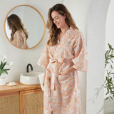 Native Country by Domica Hill Linen Cotton Kimono in MultiColour by Domica Hill for Pillow Talk | One Size - Pillow Talk