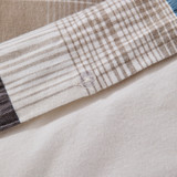 Myles Check Seersucker Flannel Quilt Cover Set [HABBMYCHQC24]