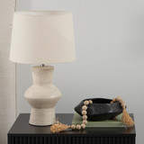 Nola 59cm Terracotta Table Lamp in Natural by MUSE | Pillow Talk