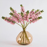 Artificial Foxglove Flower Stem in Purple, White by MUSE | 1x Artificial Flower Stem - Pillow Talk