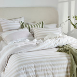 Kyra Reversible Striped Quilt Cover Set [HABBKYRAQ24]
