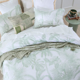 Sarina Palm Quilt Cover Set [ESSBSARINA24]