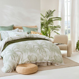 Sarina Palm Quilt Cover Set [ESSBSARINA24]