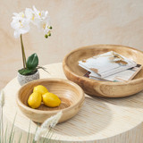Baker Decorative Bowl in Natural by MUSE | Large, Small - Pillow Talk