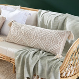 Sienna Embroidered Extra Large Oblong Cushion [MUSLSIENN24_OBL1]