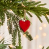 Wooden Heart Christmas Hanging Decoration [HABCHARTW24]