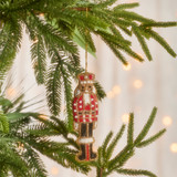 Beaded Nutcracker Christmas Hanging Decoration [HABCNUTCR24]