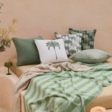 Halcyon Palm Square Outdoor Cushion [SUNLHALYC24_SQ]