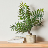 Bespoke Artificial Potted Plant in Green by MUSE | Pillow Talk