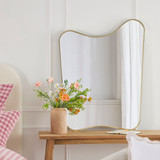 Anya Curve Mirror in Gold by MUSE | 70x90cm - Pillow Talk