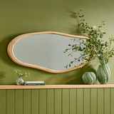 Boulder Mirror in Natural by Habitat | Pillow Talk