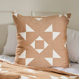 Naveen European Pillowcase in Pecan by Habitat | European Pillowcase - Pillow Talk