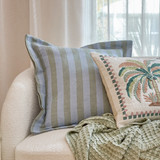 Frankie Two Tone Stripe Cushion [MUSLFRANK25]
