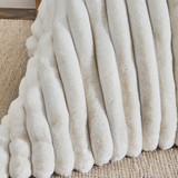 Oslo Faux Fur Ribbed Comforter Set [MUSBOSLOC24]