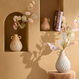 Suri Stripe Vase in Natural, Orange, Sand by MUSE | Large, Small, Medium - Pillow Talk